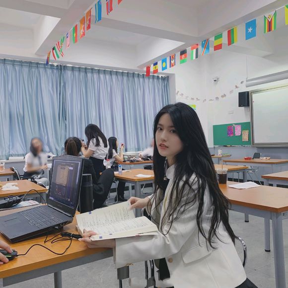 复古清新时尚长发女头