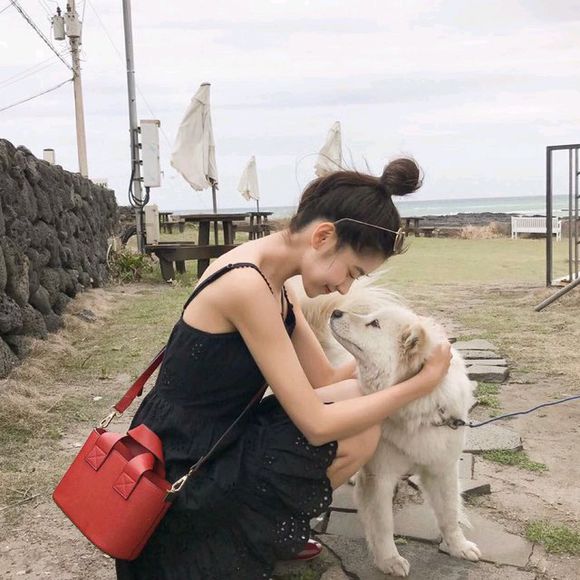 复古清新时尚长发女头