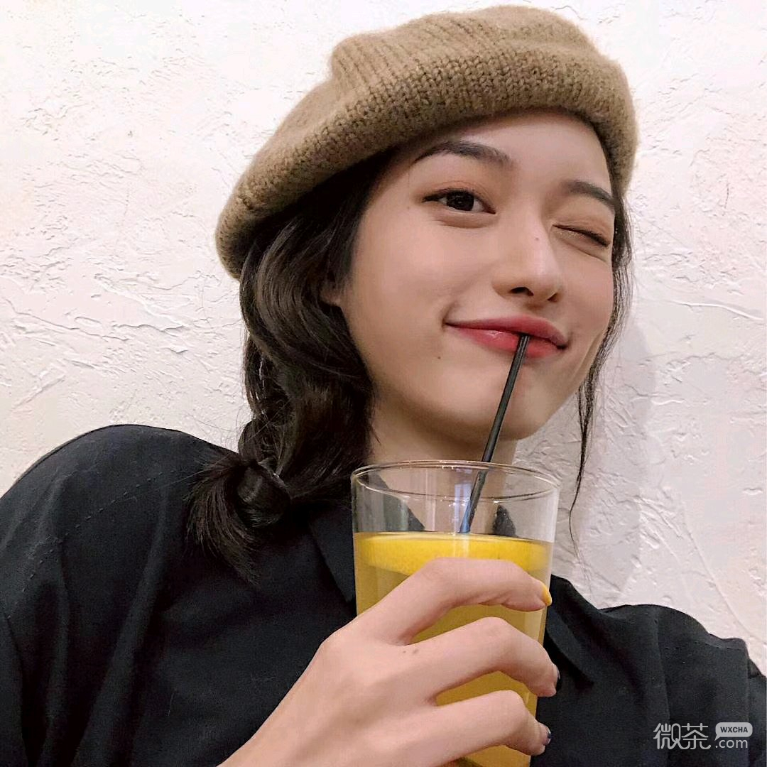 微信冷酷长发御姐女头