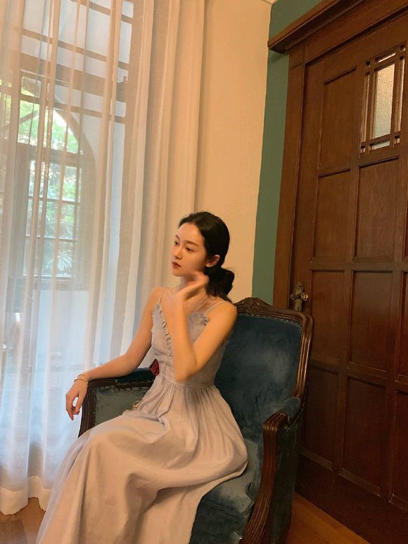 复古清新时尚长发女头