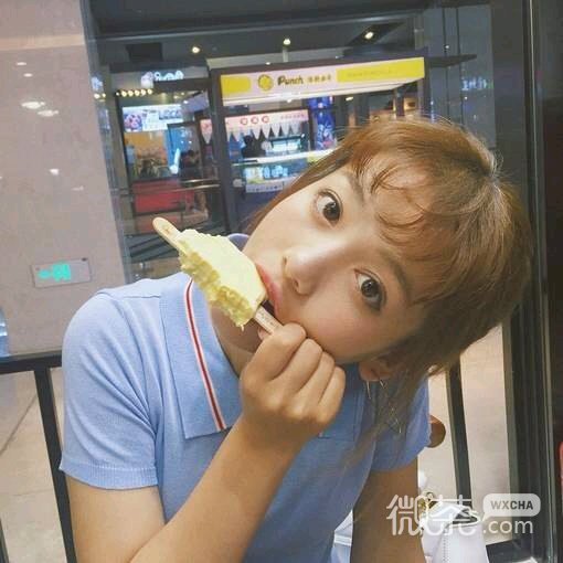 微信文艺清新阳光俏皮女头
