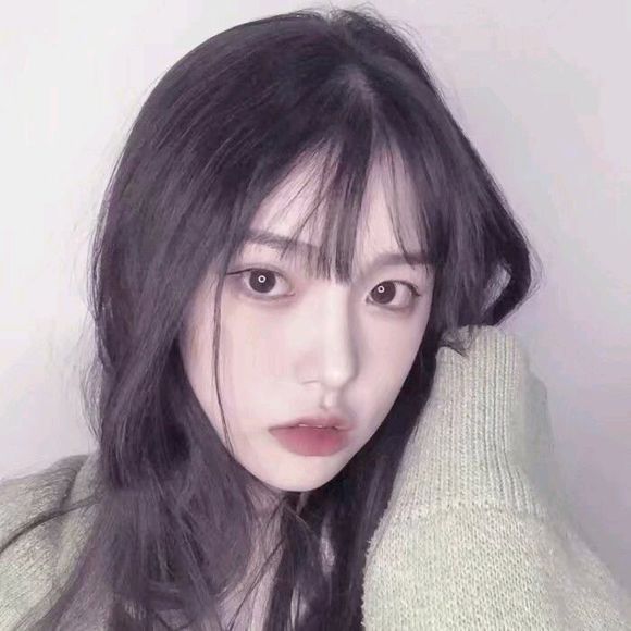 清新高颜值时尚迷人微信女头