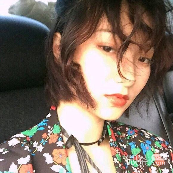 微信文艺清新阳光俏皮女头