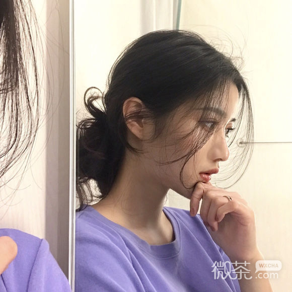 清新高颜值时尚迷人微信女头