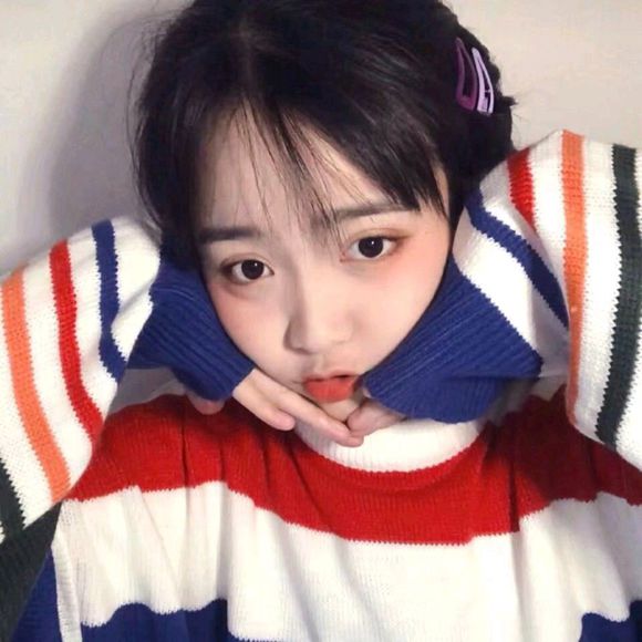 清新高颜值时尚迷人微信女头