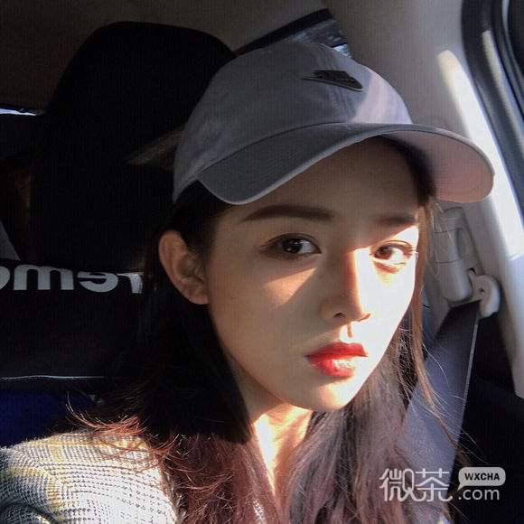 清新高颜值时尚迷人微信女头