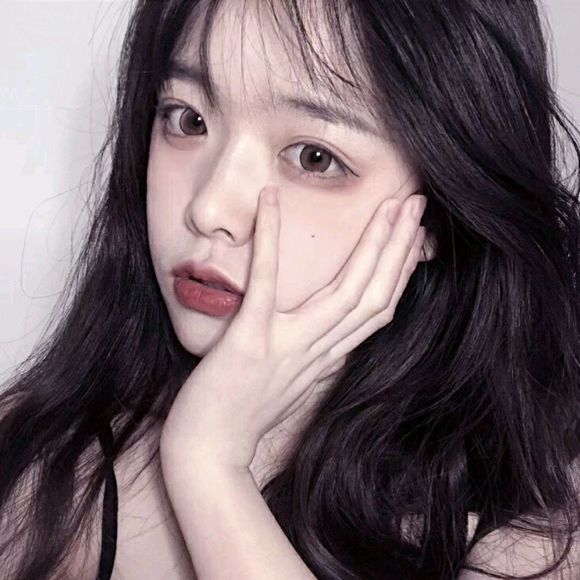 清新高颜值时尚迷人微信女头