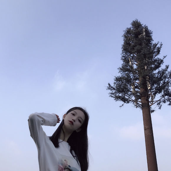 清新高颜值时尚迷人微信女头