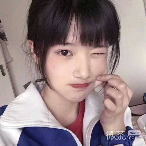 清新高颜值时尚迷人微信女头
