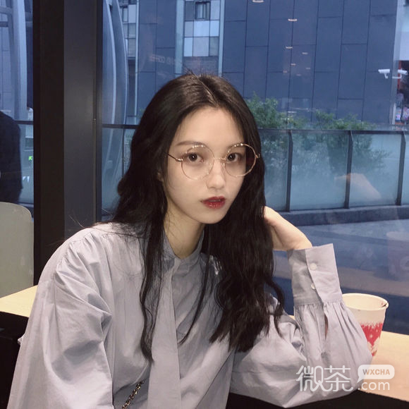 清新高颜值时尚迷人微信女头