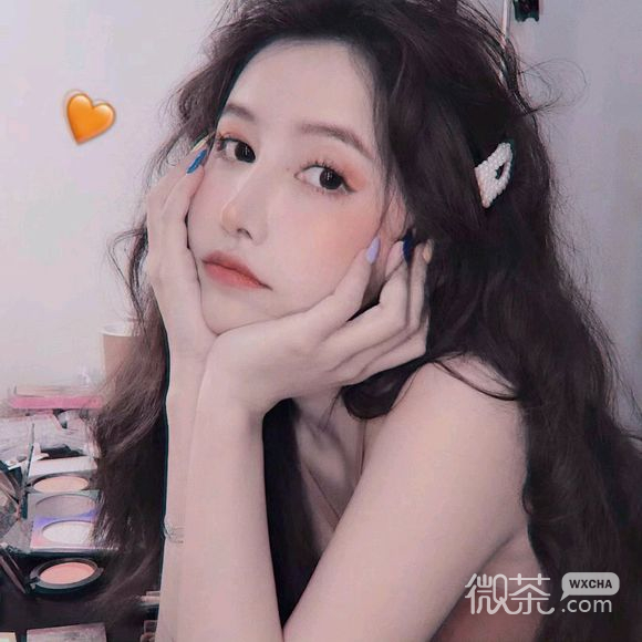 清新高颜值时尚迷人微信女头