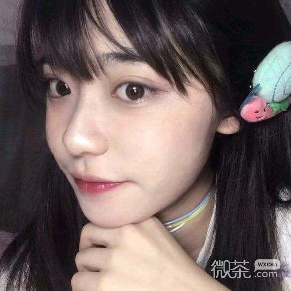 清新高颜值时尚迷人微信女头