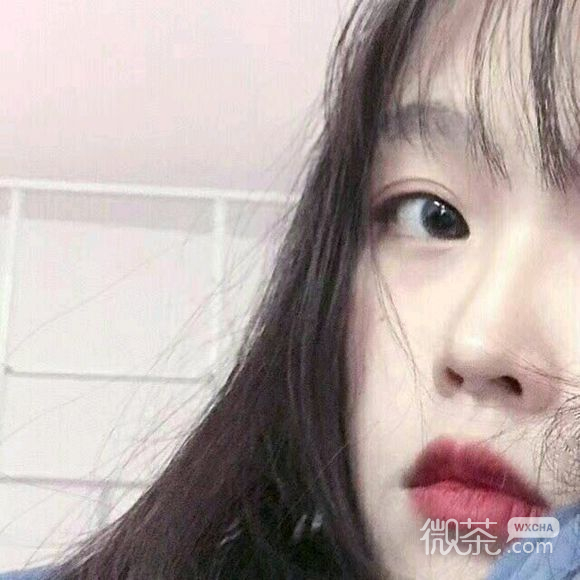 清新高颜值时尚迷人微信女头