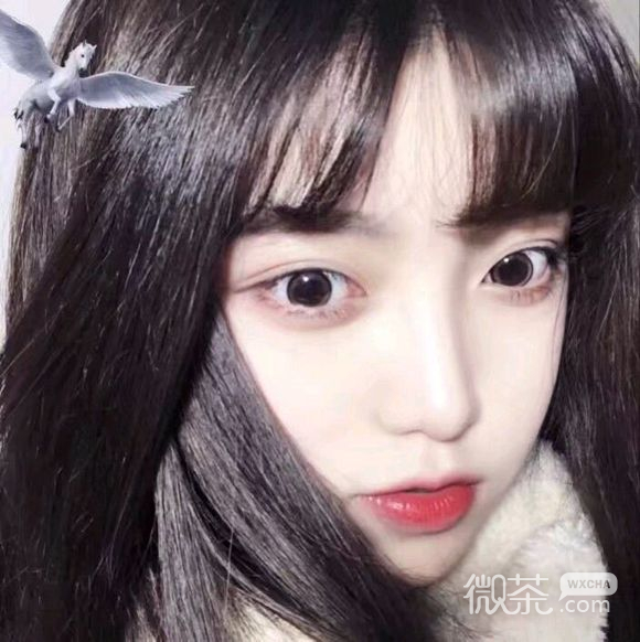 清新高颜值时尚迷人微信女头