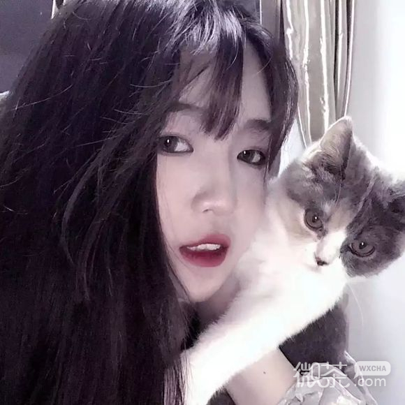 微信粉嫩清新时尚性感女头