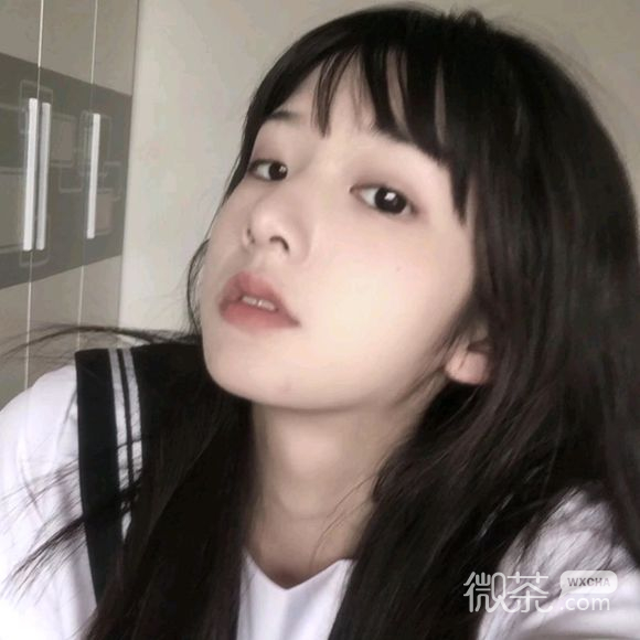 微信阳光清新时尚长发女头
