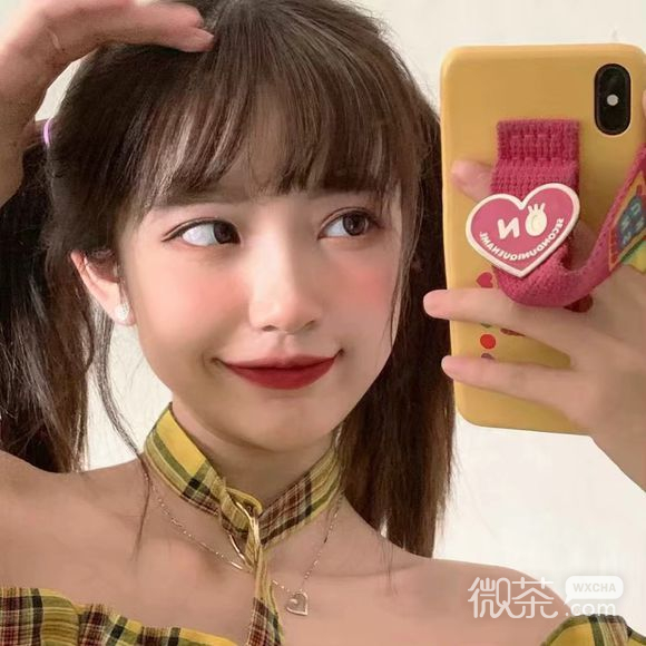 微信阳光清新时尚长发女头