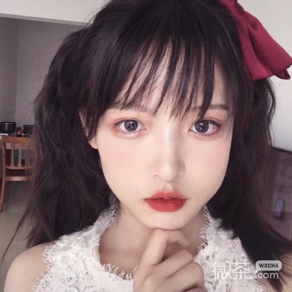 微信阳光清新时尚长发女头