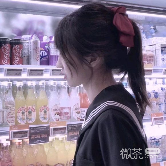微信阳光清新时尚长发女头