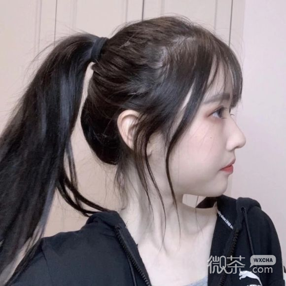 微信阳光清新时尚长发女头