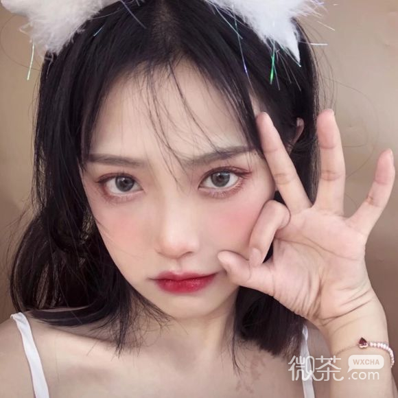 微信阳光清新时尚长发女头