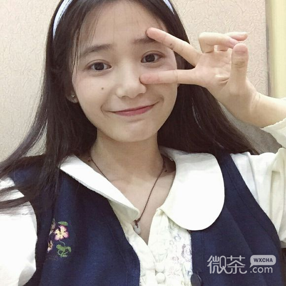微信简洁清新女生头像