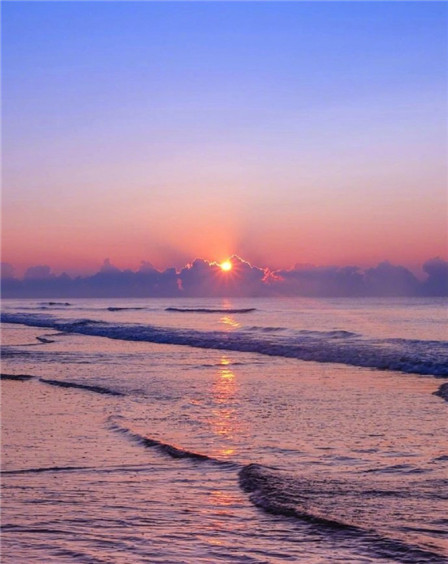 唯美意境的微信夕阳图片