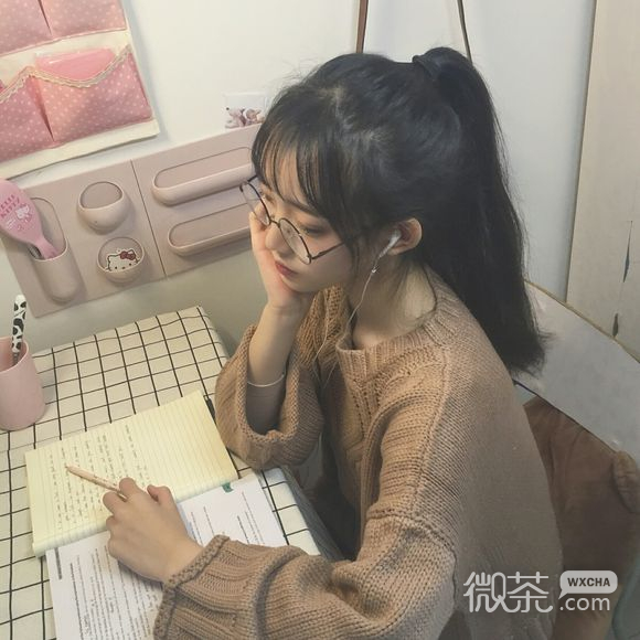 微信简洁清新女生头像
