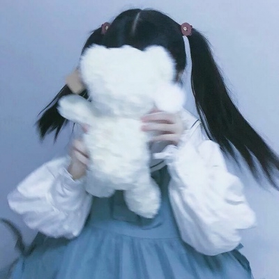 可爱双马尾萌妹子微信头像