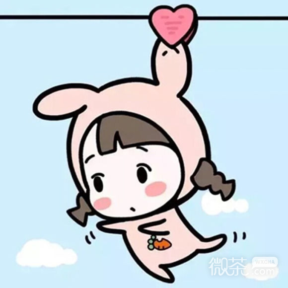 简约可爱卡通情侣头像