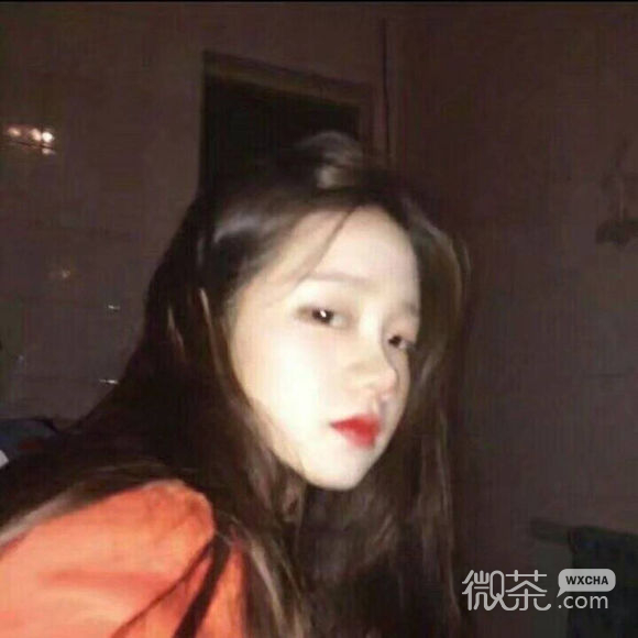 微信清新性感长发女生头像