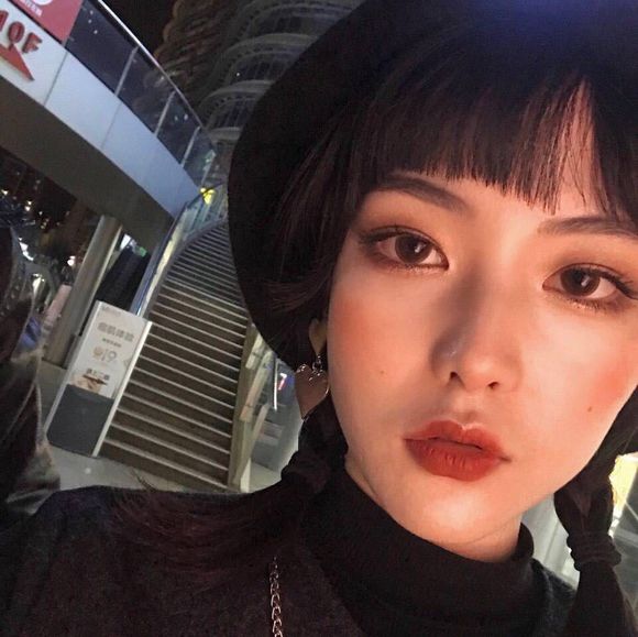 微信长发小清新女生头像