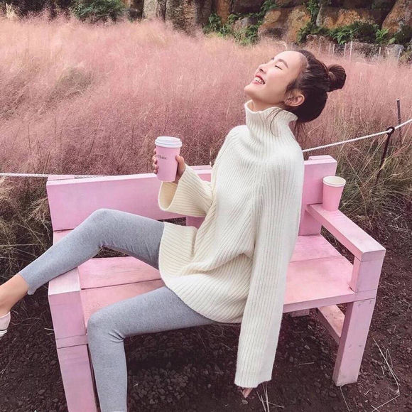 微信长发小清新女生头像