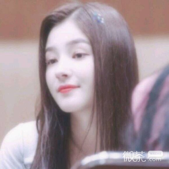 微信清新性感长发女生头像