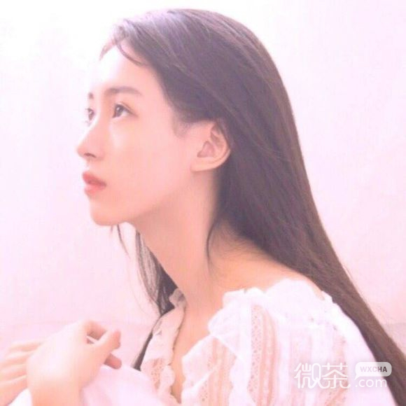 微信长发小清新女生头像