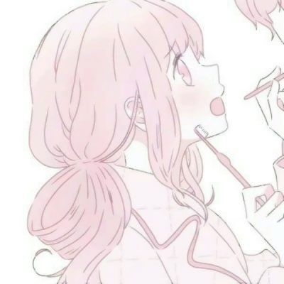 萌萌哒的微信粉色系卡通女生头像