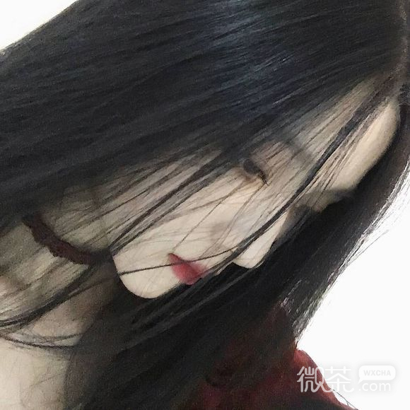微信长发小清新女生头像