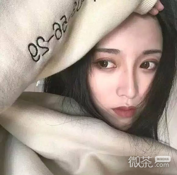 微信长发小清新女生头像