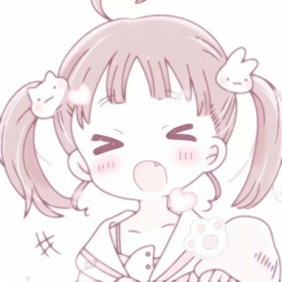 萌萌哒的微信粉色系卡通女生头像
