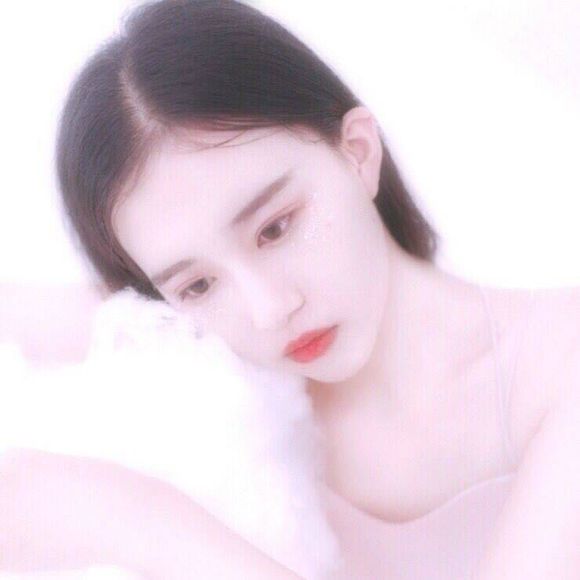 微信长发小清新女生头像