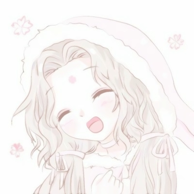 萌萌哒的微信粉色系卡通女生头像