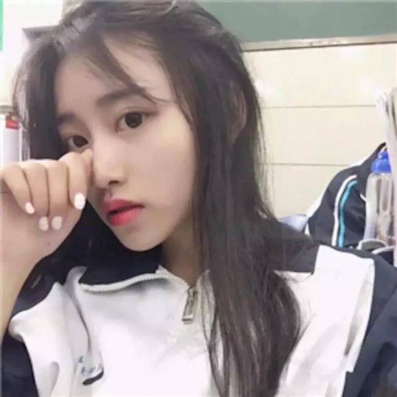 微信长发小清新女生头像