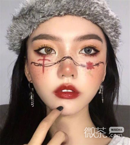 万圣节妆容小姐姐系列微信图片