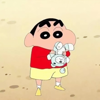 蜡笔小新系列微信情侣头像