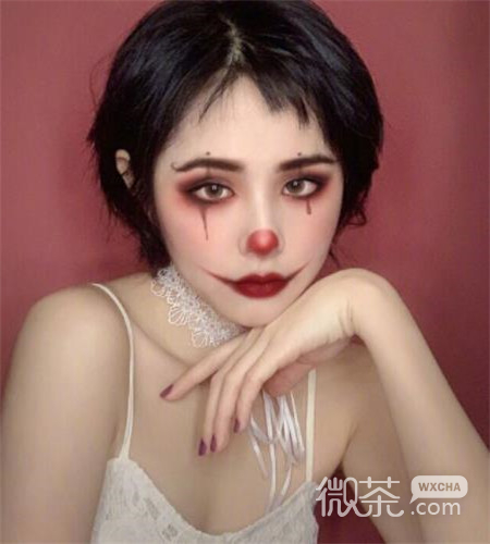 万圣节妆容小姐姐系列微信图片