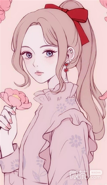 唯美好看的微信二次元女生壁纸图片