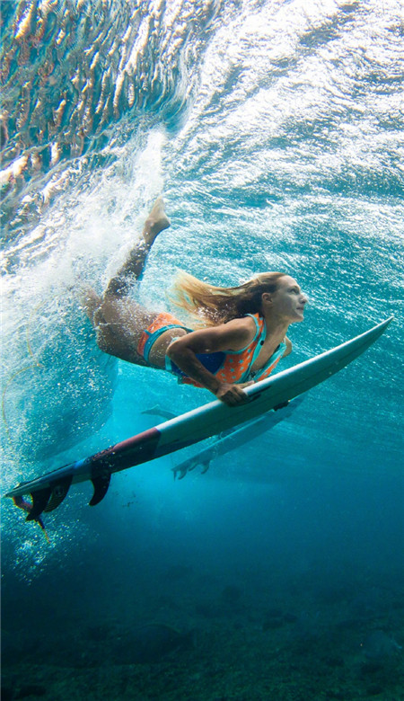 唯美好看的微信海滩风景壁纸图片