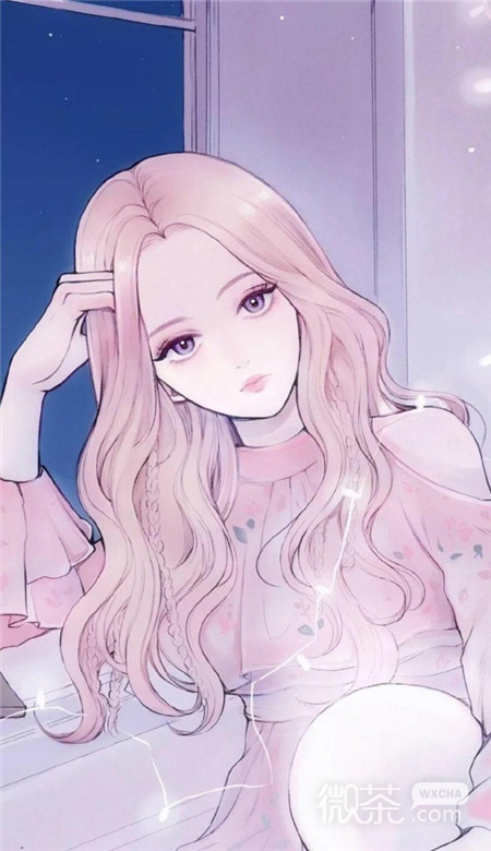 唯美好看的微信二次元女生壁纸图片