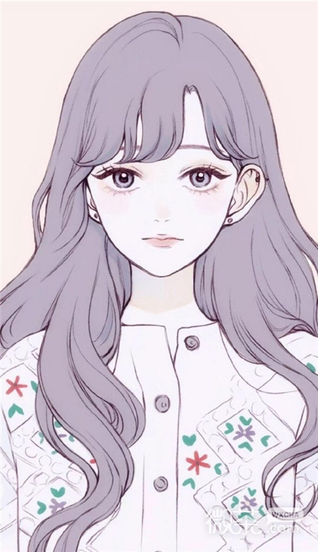 唯美好看的微信二次元女生壁纸图片