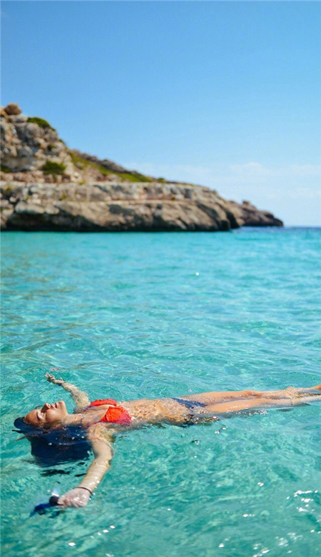 唯美好看的微信海滩风景壁纸图片